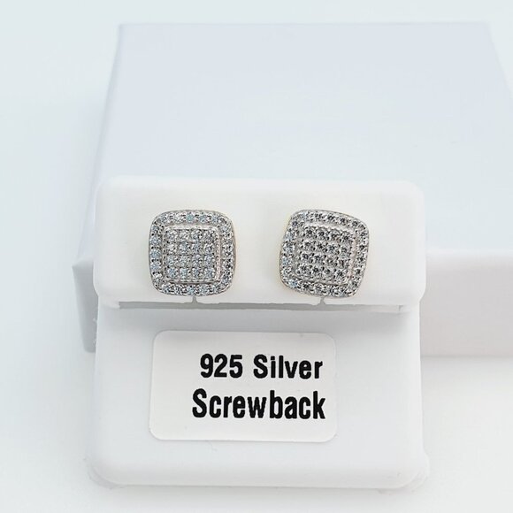 "925 Sterling Silver Cubic Zirconia Earrings, U19254802 - Picture 8 of 11